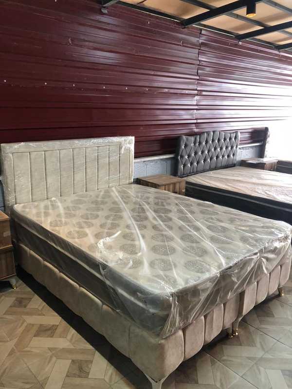 Cift Kisilik Baza Baslik Normal Yatak Model 5