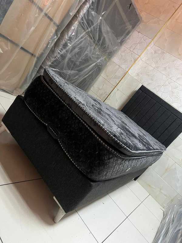 Tek Kisilik Sunta Baza Baslik Tavsan Tuyu Pedli Yatak Model 8